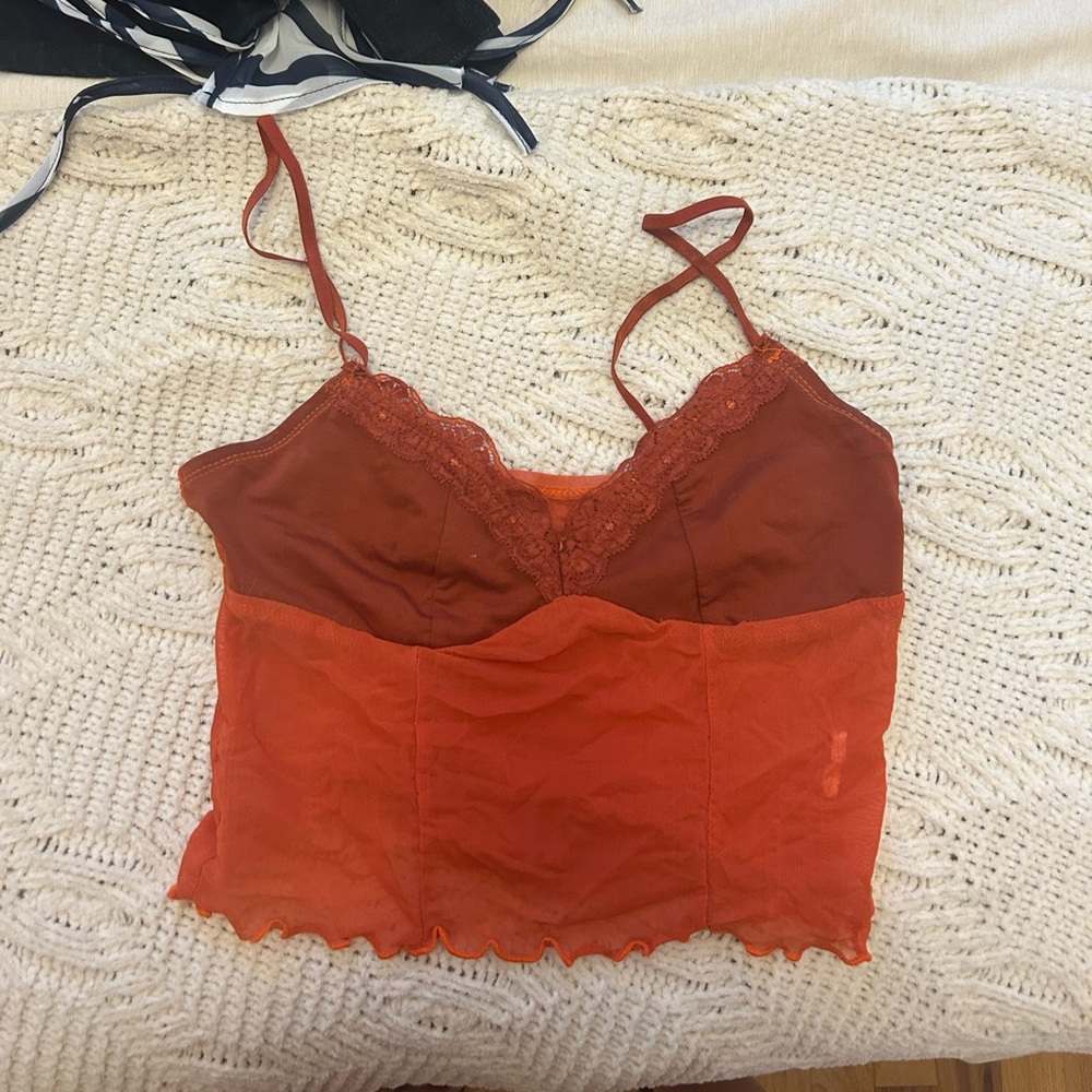 Two-Tone Red Tank